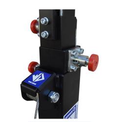 Раздвижная световая стойка-элеватор, h - 5.3м, 150кг WORK LW-155D