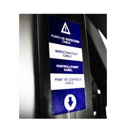 Раздвижная световая стойка-элеватор, h - 5.3м, 150кг WORK LW-155D