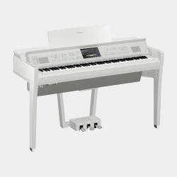 Клавинова, 88 клавиш, клавиатура GrandTouch™ Keyboard, 256 полифония, 2143 тембр YAMAHA CVP-809PWH
