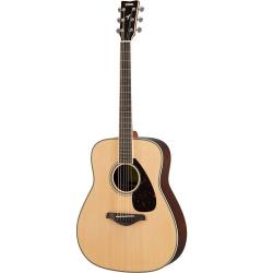 Акустическая гитара, цвет NATURAL, верхняя дека массив ели YAMAHA FS830 NATURAL