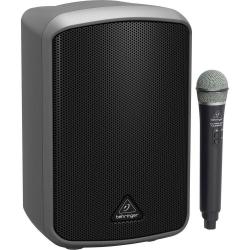 Портативная акустическая система 6' 100 Вт с Bluetooth и беспроводным микрофоном в комплекте BEHRINGER MPA100BT