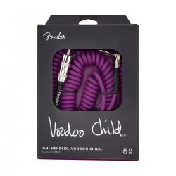 Гитарный кабель jack-jack, 9 метров, модель Джими Хендрикс, фиолетовый FENDER HENDRIX VOODOO CHILD CABLE PURPLE