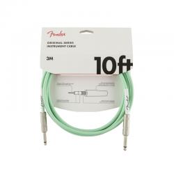 Инструментальный кабель, зеленый, 10' FENDER 10 OR INST CABLE SFG