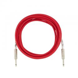 Инструментальный кабель, красный, 15' FENDER 15 OR INST CABLE FRD