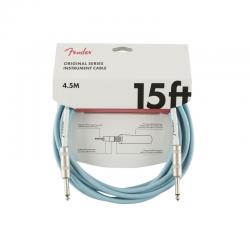 Инструментальный кабель, синий, 15' FENDER 15 OR INST CABLE DBL