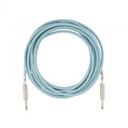 Инструментальный кабель, синий, 18,6' FENDER 18.6 OR INST CABLE DBL