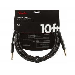 Инструментальный кабель, черный твид, 10' FENDER DELUXE 10 INST CBL BTWD