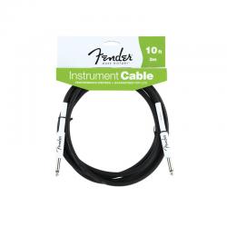 Инструментальный кабель, черный, 10' FENDER 10 INST CABLE BLK