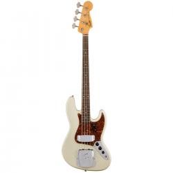 Бас-гитара FENDER Custom Shop 1962 Journeyman Relic Jazz Bass, Rosewood Fingerboard, Aged Olympic White