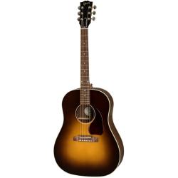 Гитара электроакустическая, цвет санберст в комплекте кейс GIBSON 2019 J-45 Studio Burst Walnut Burst