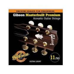 Струны для акустической гитары GIBSON SAG-MB11 MASTERBUILT PHOSPHOR BR .011-.052