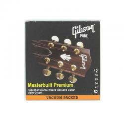 Струны для акустической гитары GIBSON SAG-MB12 MASTERBUILT PHOSPHOR BR .012-.052