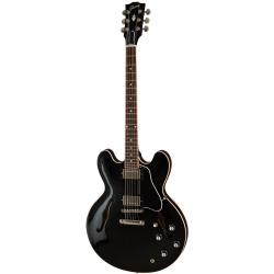 Гитара полуакустическая, цвет черный металлик в комплекте кейсом GIBSON 2019 ES-335 Dot inlay, Graphite Metallic