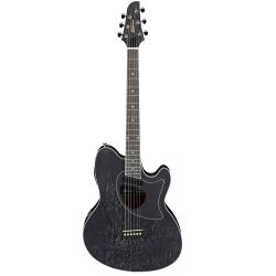 Электроакустическая гитара, цвет черный, тип корпуса - talman double cutaway. IBANEZ TCM50-GBO TALMAN