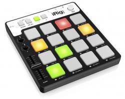 MIDI контроллер с пэдами для iOS, Mac и PC IK MULTIMEDIA iRig Pads MIDI