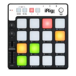MIDI контроллер с пэдами для iOS, Mac и PC IK MULTIMEDIA iRig Pads MIDI