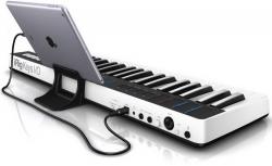 Продакшн-станция для iOS, Mac и PC, встроенный аудиоинтерфейс, 8 динамических пэдов, 49 клавиш IK MULTIMEDIA iRig Keys I/O 49
