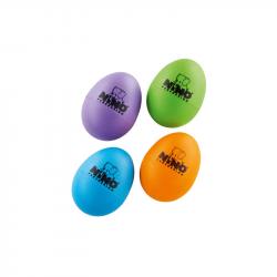 Набор разноцветных шейкеров-яиц, 4 шт, материал: пластик MEINL NINOSET540-2
