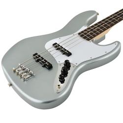 Бас-гитара Jazz Bass, цвет - Slick Silver SQUIER by FENDER Affinity Jazz Bass SLS