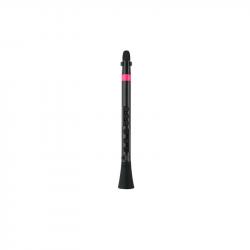 Блок-флейта DooD, материал - пластик, цвет - чёрный/розовый, в комплекте - кейс, запасные трости NUVO DooD Black/Pink