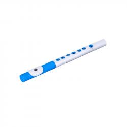 Блок-флейта TooT, материал - пластик, цвет - белый/голубой, в комплекте - жёсткий чехол NUVO TooT White/Blue