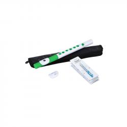 Блок-флейта TooT, материал - пластик, цвет - белый/зелёный, в комплекте - жёсткий чехол NUVO TooT White/Green