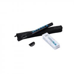 Блок-флейта TooT, материал - пластик, цвет - чёрный/голубой, в комплекте - жёсткий чехол NUVO TooT Black/Blue