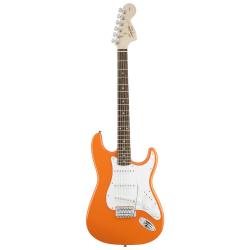 Электрогитара, накладка - палисандр, цвет Competition Orange SQUIER by FENDER Affinity Strat CPO RW