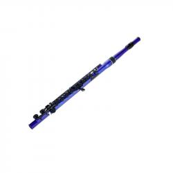 Флейта, студенческая модель, материал - пластик, цвет - синий/черный, в комплекте клапа NUVO Student Flute Blue/Black