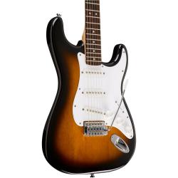 Электрогитара, цвет коричневый санбёрст SQUIER by FENDER Affinity Stratocaster RW Brown Sunburst