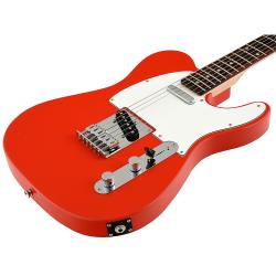 Электрогитара Telecaster, накладка - палисандр, цвет Race Red SQUIER by FENDER Affinity Tele RCR RW