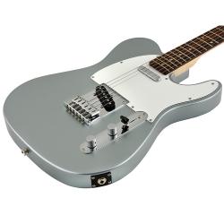 Электрогитара Telecaster, накладка - палисандр, цвет Slick Silver SQUIER by FENDER Affinity Tele SLS RW