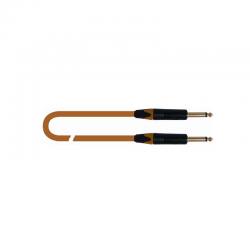 Инструментальный кабель, 4,5м., цвет оранж, прямые разъемы Neutrik mono jack QUIK LOK VITAMINA-C4,5
