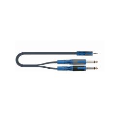 Компонентный кабель, 5 метров, разъёмы 2 Mono Jack Male - Stereo Mini Jack QUIK LOK RKSA140-5