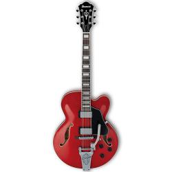 Полуакустическая электрогитара IBANEZ Artcore AFS75T-TCD Transparent Cherry Red