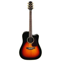 Электроакустическая гитара типа Dreadnought CUTAWAY, цвет санберст TAKAMINE G50 Series GD51CE Brown Sunburst