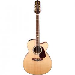12-ти струнная электроакустическая гитара типа Jumbo, цвет натуральный. TAKAMINE G70 SERIES GJ72CE-12NAT