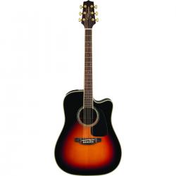Электроакустическая гитара типа DREADNOUGHT CUTAWAY, цвет санберст. TAKAMINE G50 SERIES GD51CE-BSB