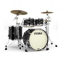 Ударная установка из 4-х барабанов, цвет черный, клён TAMA MA42TZS-PBK STARCLASSIC MAPLE LACQUER FINISH