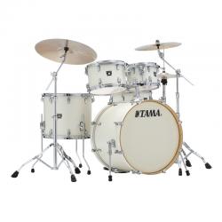 Ударная установка из 5-ти барабанов, цвет винтажный белый, материал клён. TAMA CK52KRS-VWS SUPERSTAR CLASSIC WRAP FINISHES