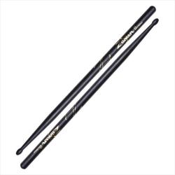 Барабанные палочки с деревянным наконечником, цвет - черный, материал: орех ZILDJIAN Z5BB 5B BLACK