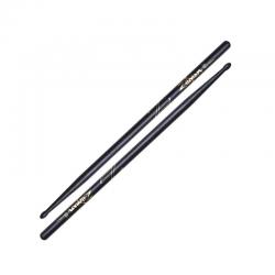 Барабанные палочки с деревянным наконечником, цвет черный, материал: орех ZILDJIAN Z5AB 5A BLACK