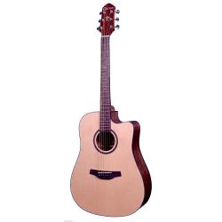 Акустическая гитара со звукоснимателем, цвет натуральный CRAFTER HD-100 CE/OP.N