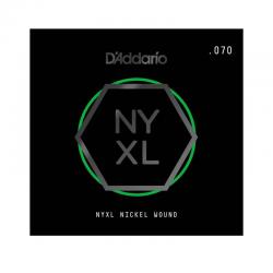 NYXL одиночная струна, обмотка никель .070 D'ADDARIO NYNW070