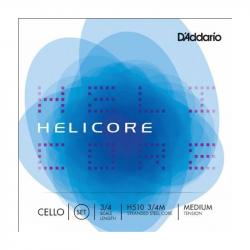 Струна helicore cello set medium 3/4 D'ADDARIO H510 3/4M