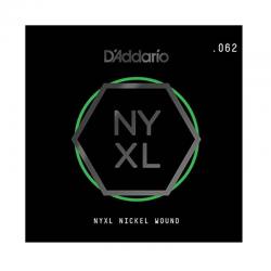 Одиночная струна для электрогитары 062 D'ADDARIO NYNW062