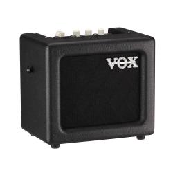 Портативный комбоусилитель для электрогитары с процессором эффектов, мощность 3 Вт, цвет черный VOX Mini3-G2 Black