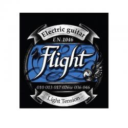 Струны для электрогитары, 10-46, натяжение Light, сталь, обмотка никель FLIGHT EN 1046