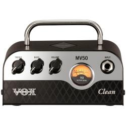 Мини усилитель голова для гитары с технологией Nutube, 50 Вт (AC 30 CLEAN) VOX MV50-CL