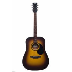 Акустическая гитара, цвет санберст JET JD-255 SSB